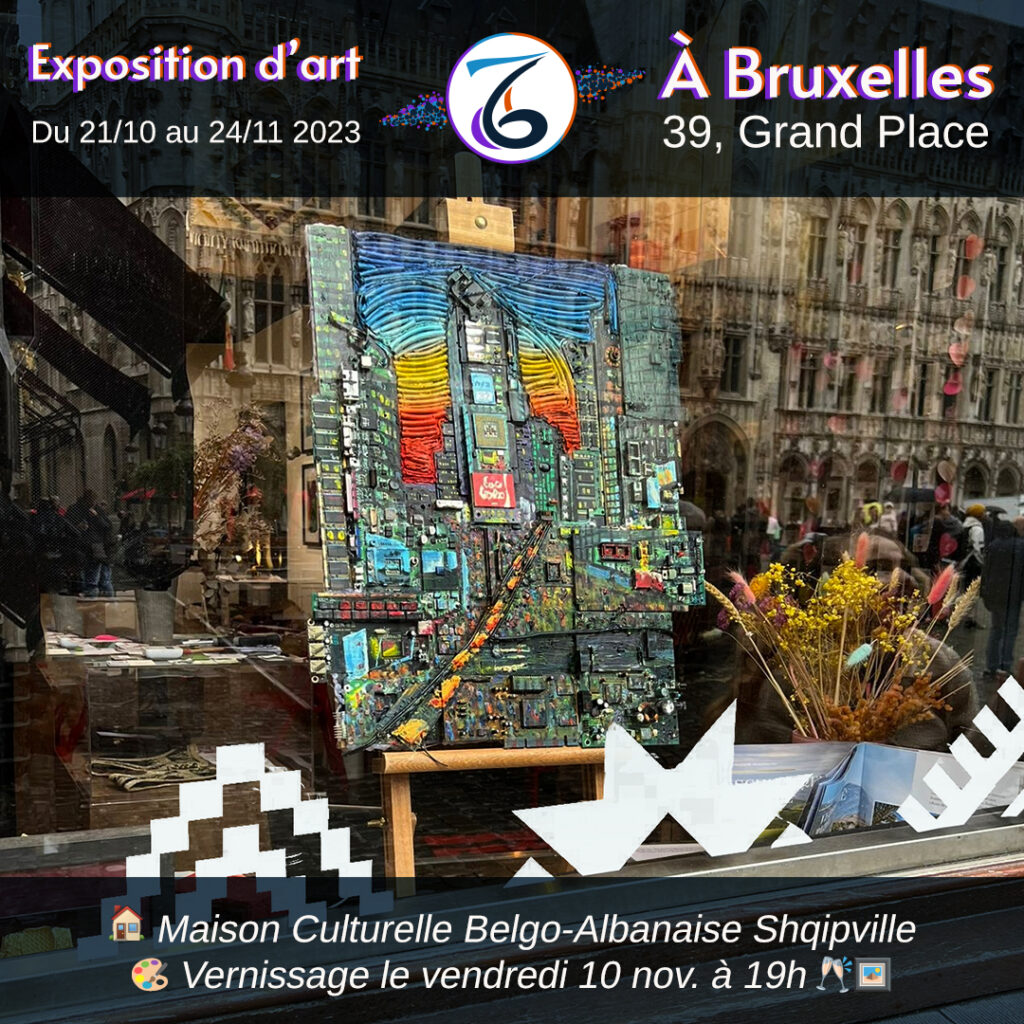 Expo Maison Culturelle Belgo-Albanaise Shqipville Bruxelles 2023